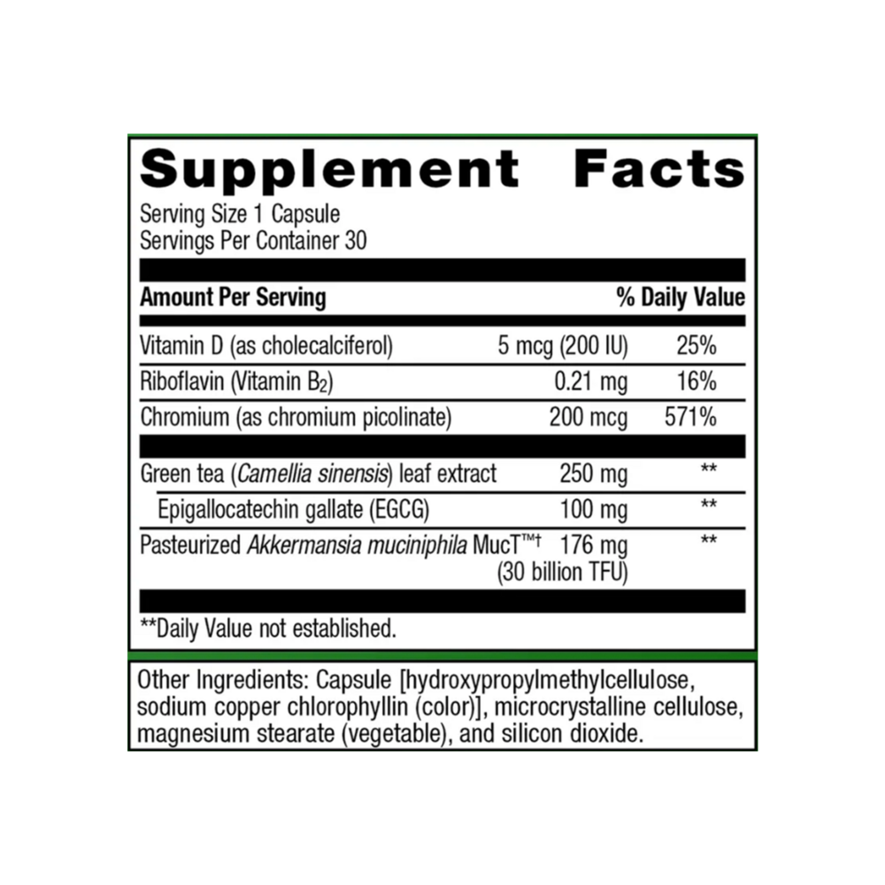 Metagenics UltraFlora Healthy Weight with Akkermansia - 30 Caps