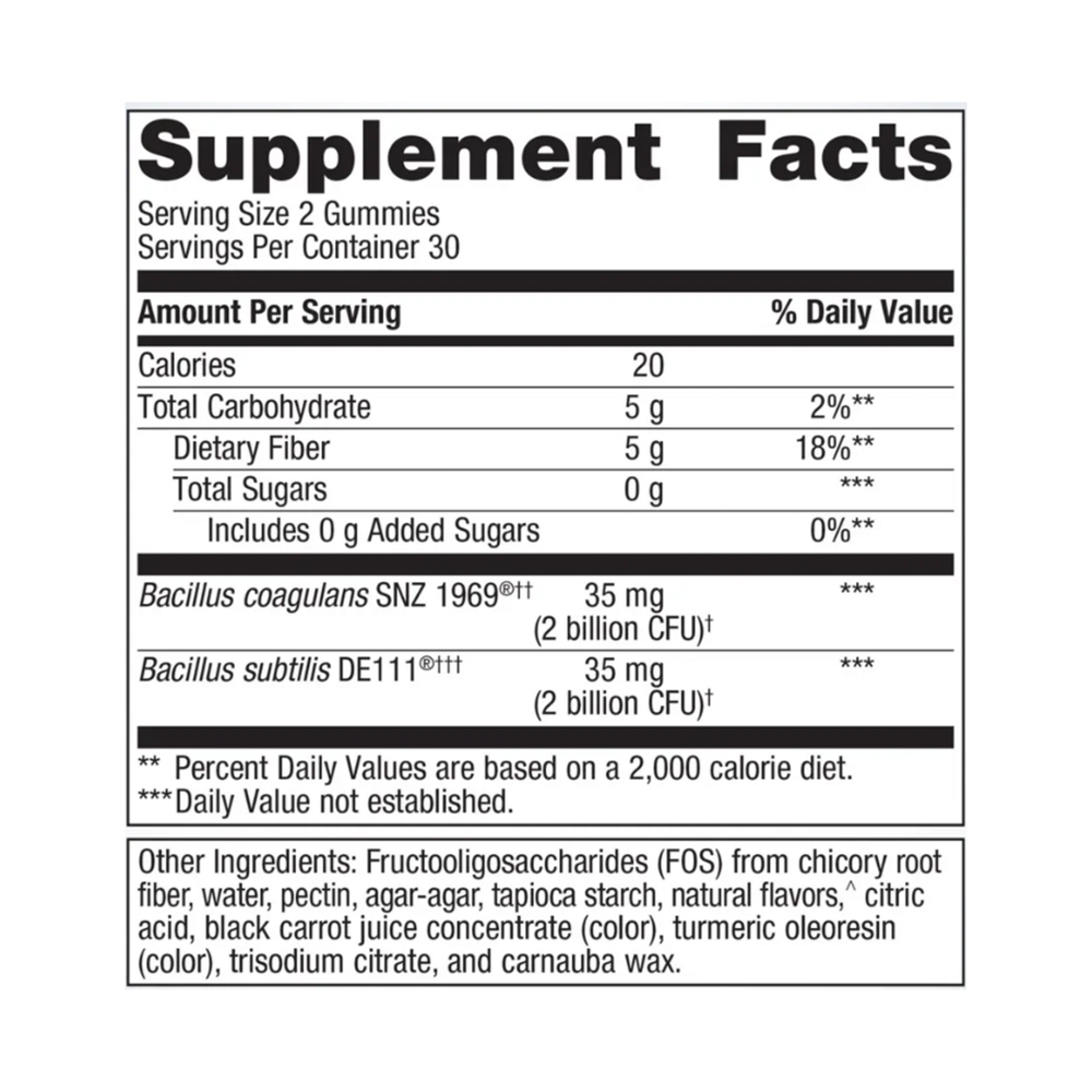 Metagenics UltraFlora 3 in 1 Daily Probiotic Berry Flavor - 60 Gummies
