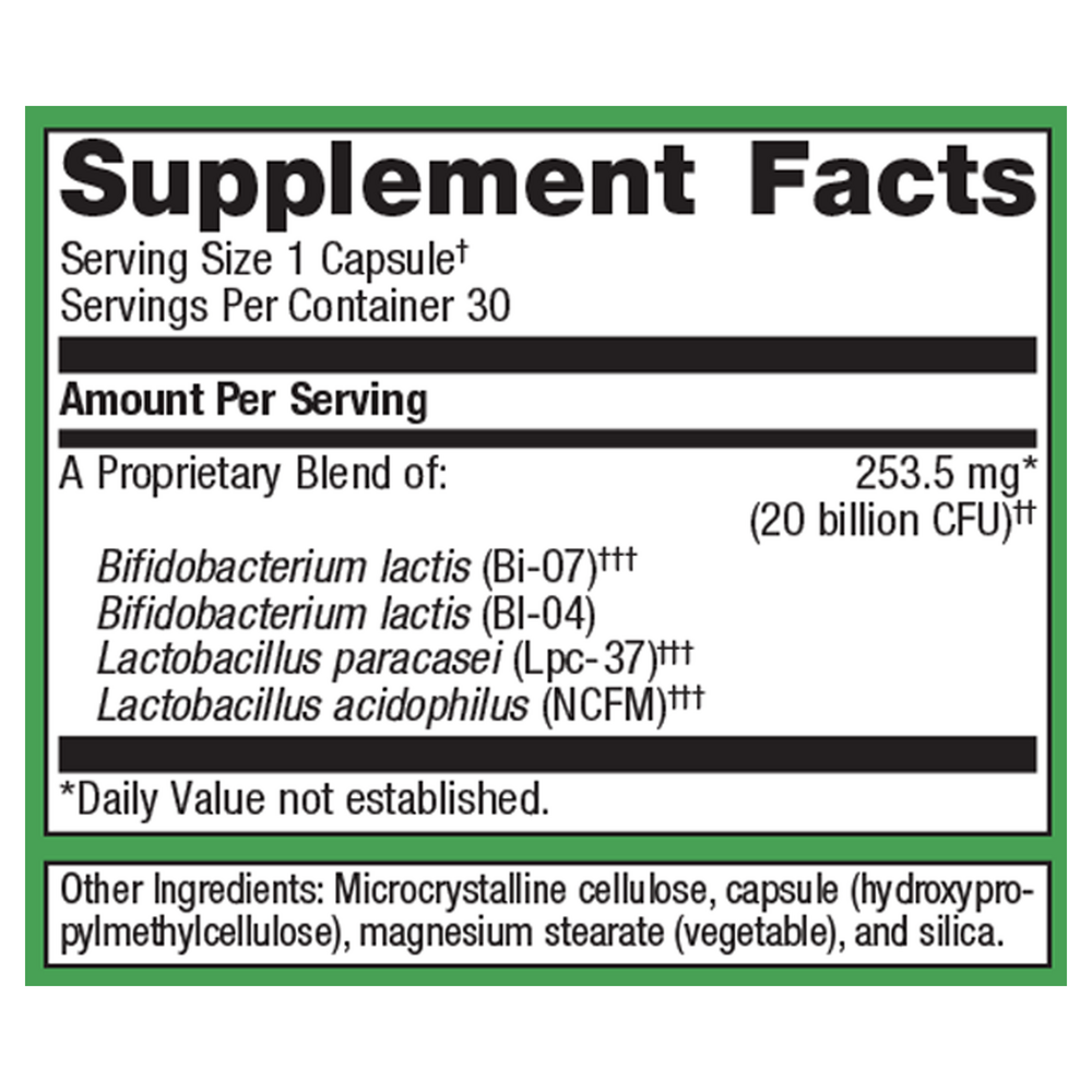 Metagenics UltraFlora Restore Probiotic - 30 Capsules