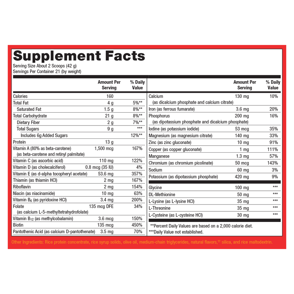 Metagenics UltraClear Detox Powder Vanilla Flavor - 31.11 oz 882 Grams