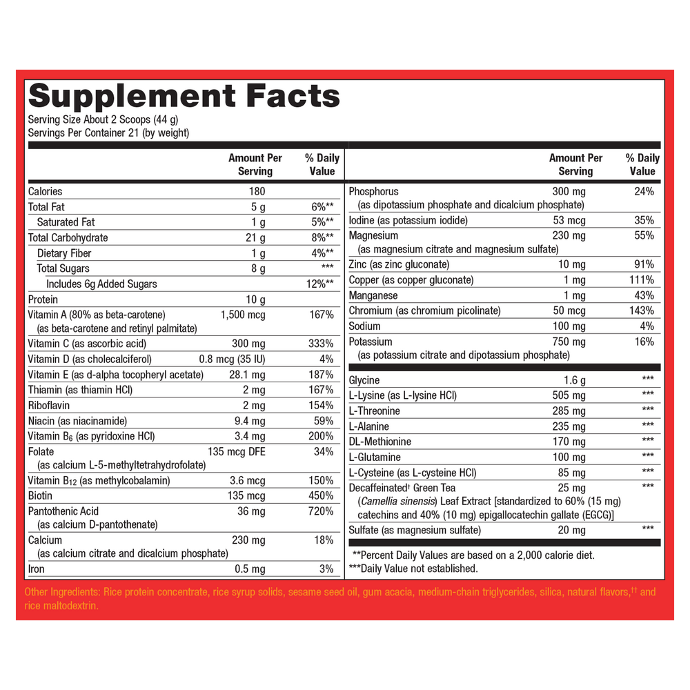 Metagenics UltraClear Plus pH Detox Powder Vanilla Flavor - 32.59 oz 924 Grams