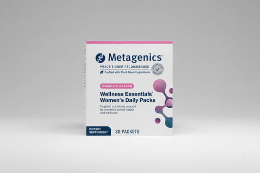 Metagenics Women's Daily Packs supplement packaging on a white background